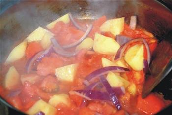 土豆番茄牛腩汤的做法步骤6