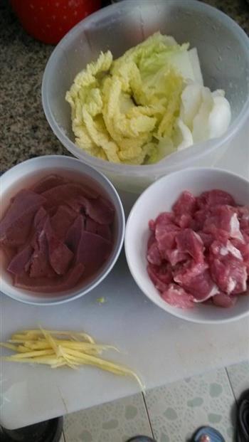 猪肝瘦肉粥的做法步骤4