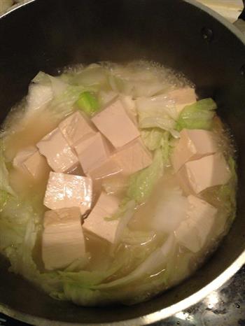 鸭汤白菜豆腐的做法步骤3