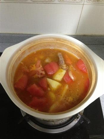 番茄牛尾汤的做法步骤6