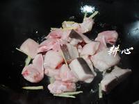 潮汕咸菜炒鲨鱼肉的做法步骤6
