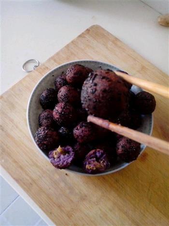 奶香紫薯球的做法步骤1