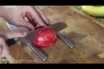 ＂苹果天鹅＂手把手教你拼盘装饰的做法图解4
