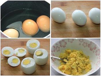 让宝宝着迷的鸡蛋-金枪鱼鸡蛋盅的做法图解1