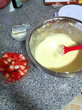 巧克力草莓乳酪蛋糕的做法步骤5