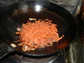 土豆胡萝卜炒肉丝的做法步骤7