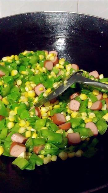 玉米荷兰豆肠仔肉-小丽家常菜的做法步骤7