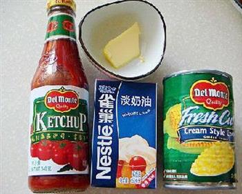 西式番茄奶油玉米浓汤的做法步骤2