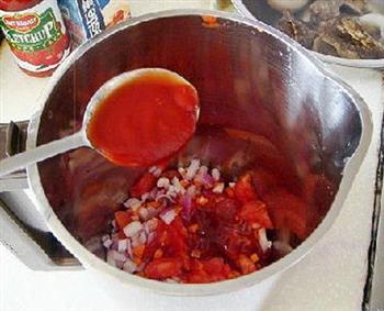 西式番茄奶油玉米浓汤的做法步骤5