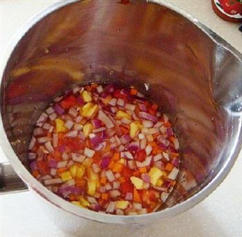 西式番茄奶油玉米浓汤的做法图解7