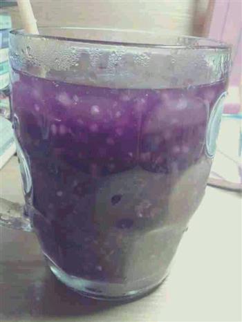 迷情紫薯西米露糖水的做法步骤4