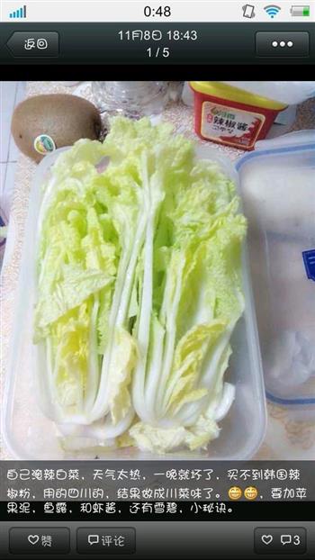 韩国辣白菜泡菜的做法步骤1