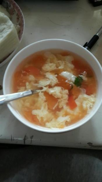 一滴油不加的西红柿蛋汤的做法步骤2