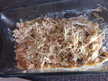 蘑菇鸡肉芝士焗饭 Chicken Casserole的做法步骤7