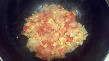 西红柿洋葱炒鸡蛋的做法步骤9
