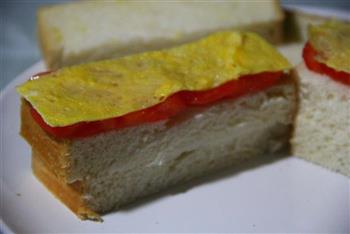 牛排西红柿鸡蛋三明治的做法步骤9