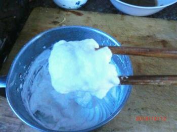 雪棉豆沙，又名蛋清羊尾-年夜菜的话就叫瑞雪兆丰年吧的做法图解7