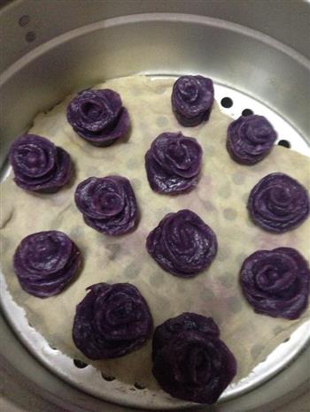 紫薯馒头的做法步骤3