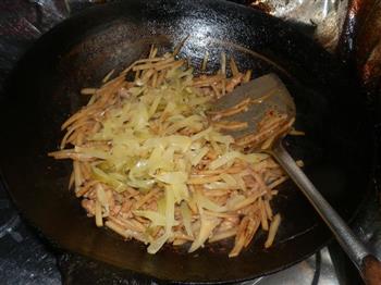 土豆榨菜肉丝的做法步骤5
