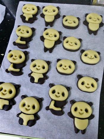 治愈系熊猫饼干的做法步骤9
