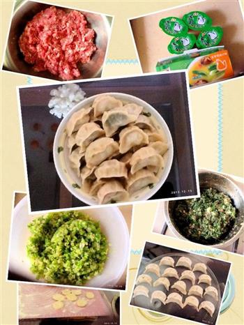 芹菜、茴香饺子的做法步骤1