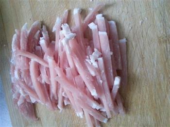 干蕨菜炒肉丝的做法图解2