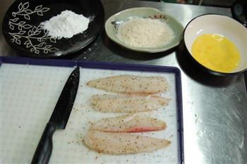鱼排菠菜饼卷的做法步骤4