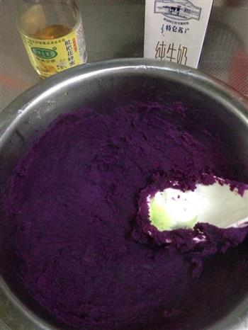 紫薯球的做法步骤2