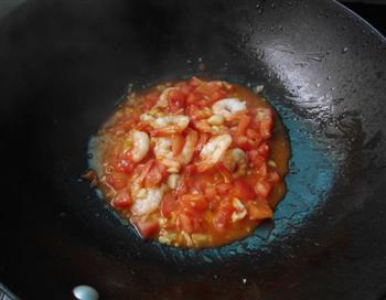 番茄鲜虾意大利面的做法图解8