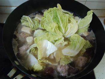 白菜豆腐汤锅煲的做法步骤4