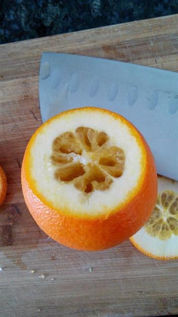 盐蒸橙子的做法步骤2