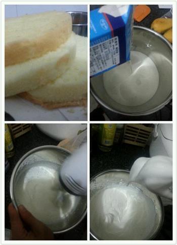 芒果奶油蛋糕的做法步骤1