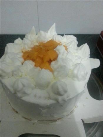 芒果奶油蛋糕的做法步骤4