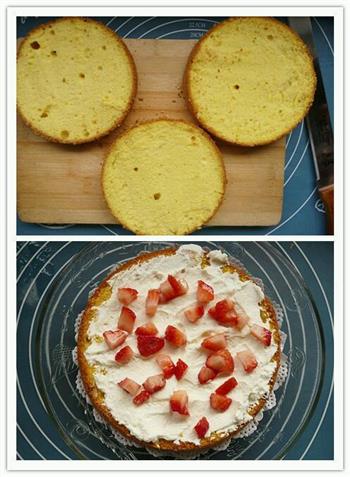 新鲜草莓季-草莓奶油蛋糕的做法步骤10