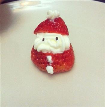 草莓圣诞老人甜点的做法图解7