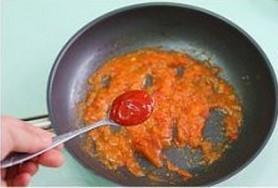鲜嫩茄汁鸡片的做法图解8