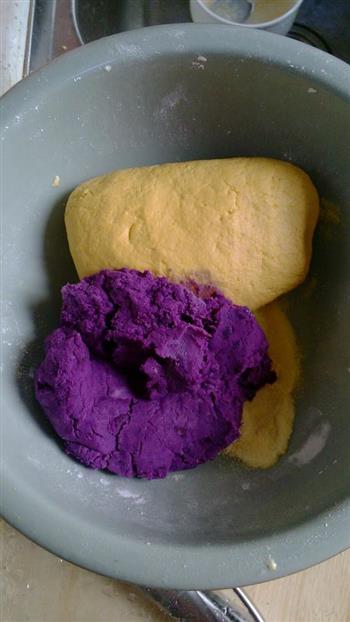 紫薯南瓜饼的做法图解2
