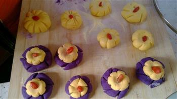 紫薯南瓜饼的做法步骤4