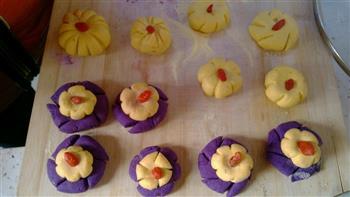 紫薯南瓜饼的做法步骤5
