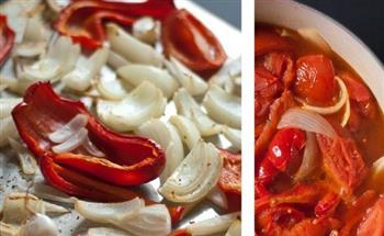 烤红椒番茄汤的做法图解1