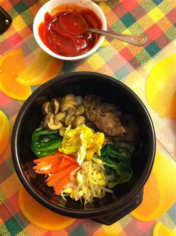 牛肉石锅拌饭的做法步骤1