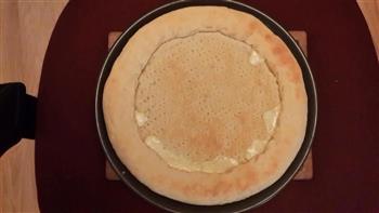 自制芝心比萨饼胚的做法图解6