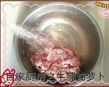 牛肉炖萝卜的做法步骤1