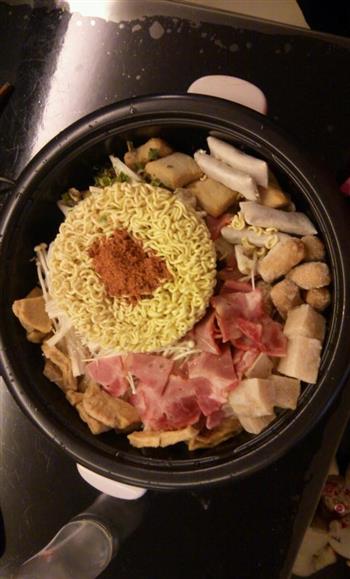 韩国泡菜年糕火锅的做法步骤2