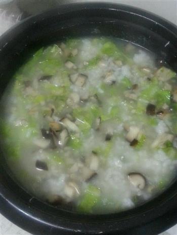 香菇瘦肉蔬菜粥的做法步骤4
