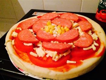 番茄披萨的做法步骤4