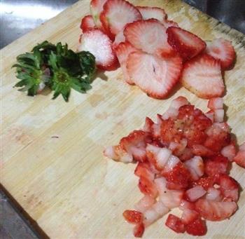 草莓冻芝士蛋糕的做法步骤4