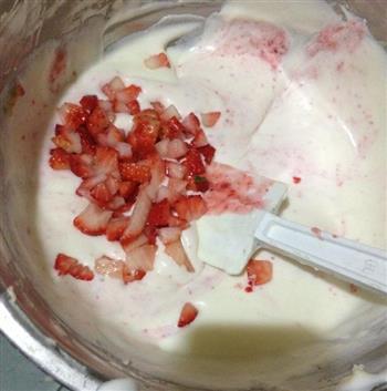 草莓冻芝士蛋糕的做法步骤5