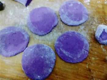 紫薯玫瑰馒头的做法步骤6