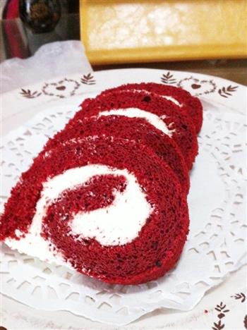 红丝绒蛋糕卷的做法步骤9